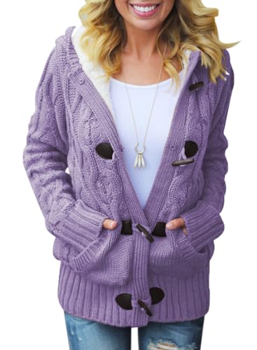 カーディガン F.DOM  Handmade cable knit cardigan Domi - Cable-Knit Cashmere Cardigan | The Cashmere Studio